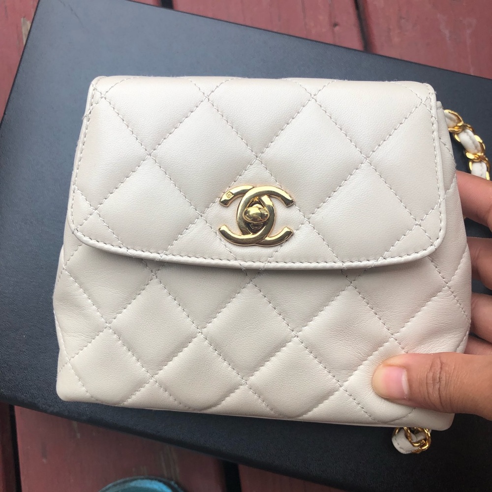 Authentic vintage Chanel mini crossbody